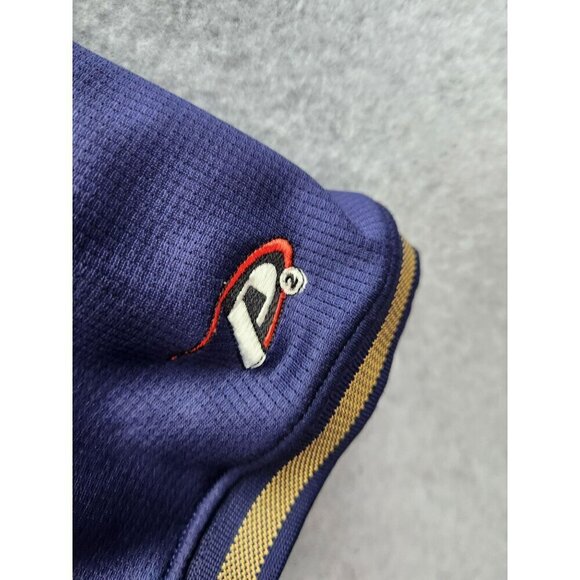 Georgia Tech Polo Shirt 2XL Pro Player Navy Blue & Gold Polyester Mens Top - Picture 3 of 5